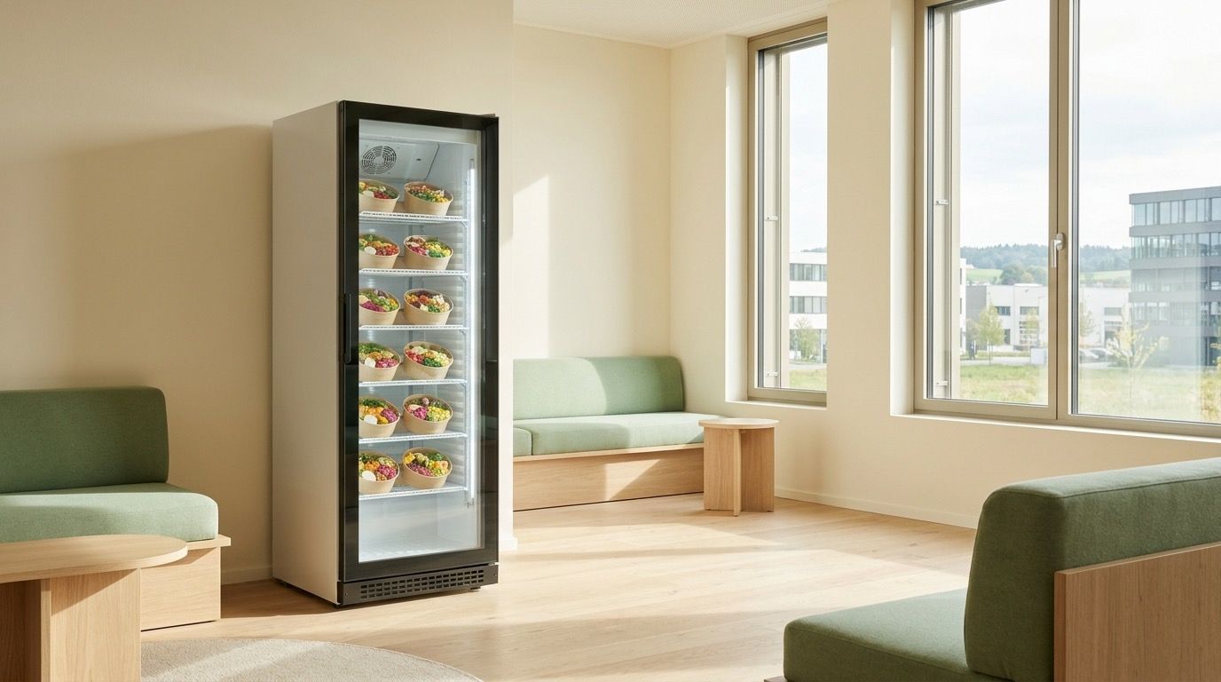 Frigo connecté & repas d'entreprise à Nyon et sur La Côte