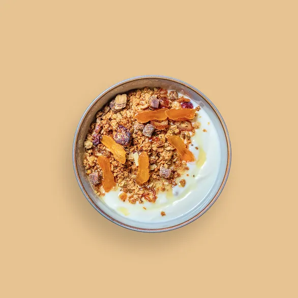 Qibi meal Golden Date Granola Bowl
