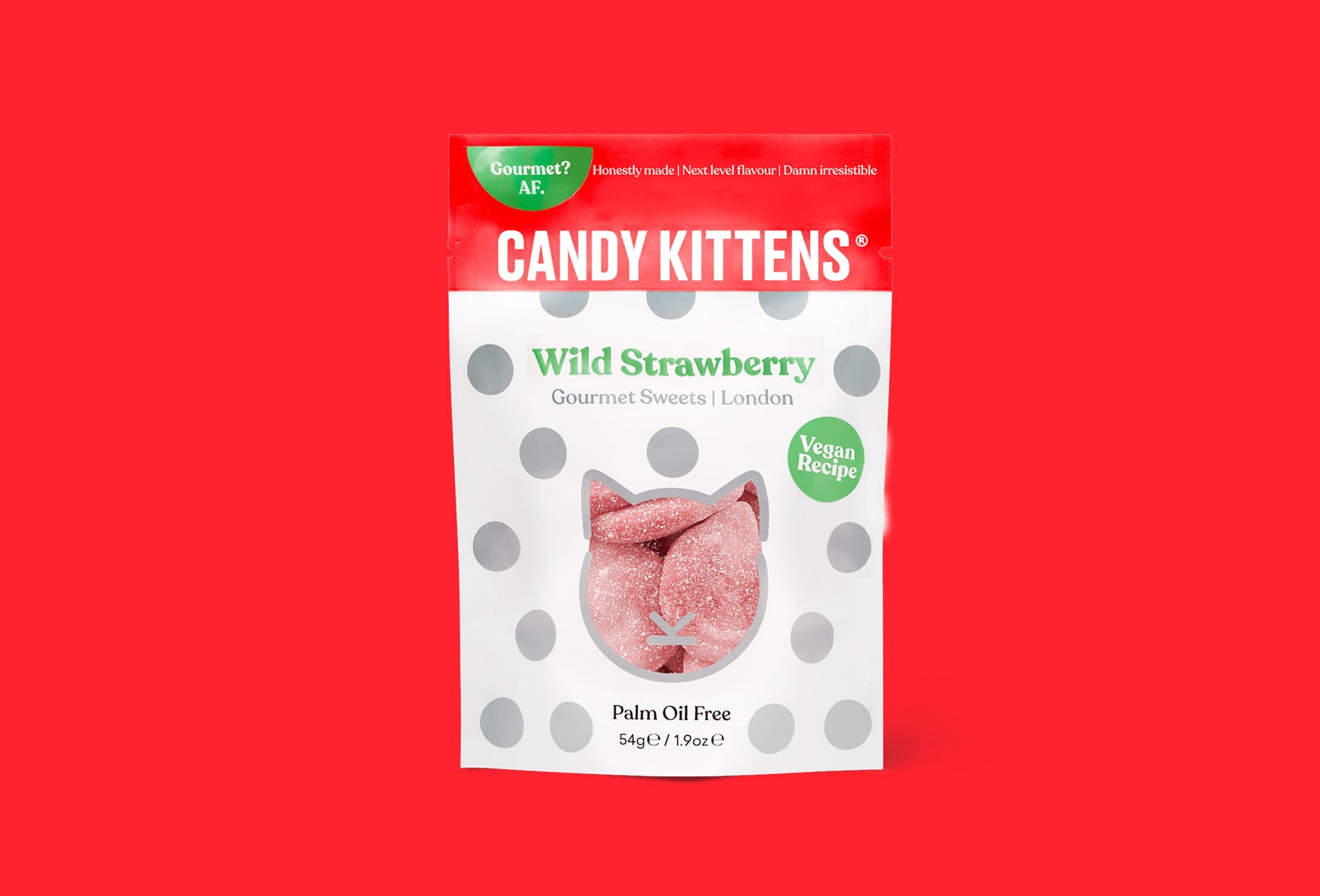 Qibi Kiosk Candy Kittens wild Strawberry Vegan Recipe