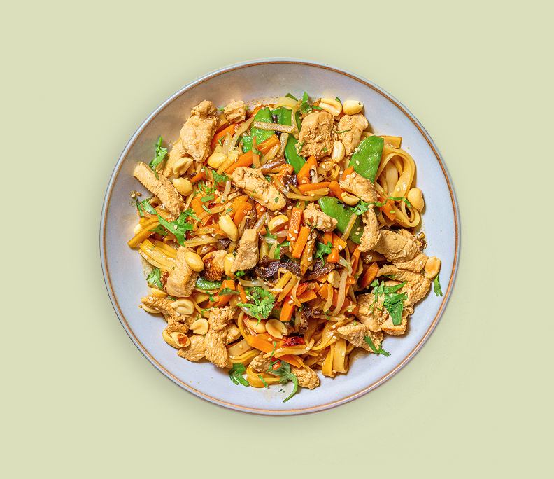 Qibi Meal Sweet Caramelised Chicken Noodles