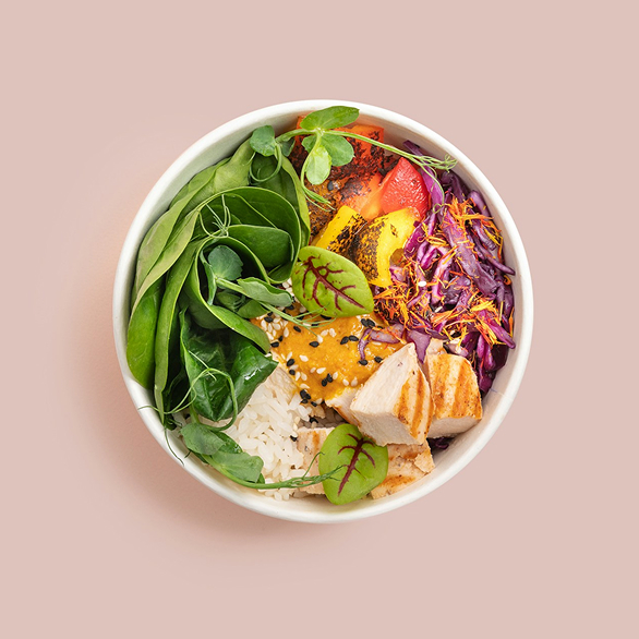 Qibi Meal Chicken Protein bowl