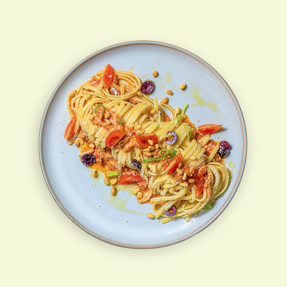 Qibi Meal Linguine with Creamy Ricotta